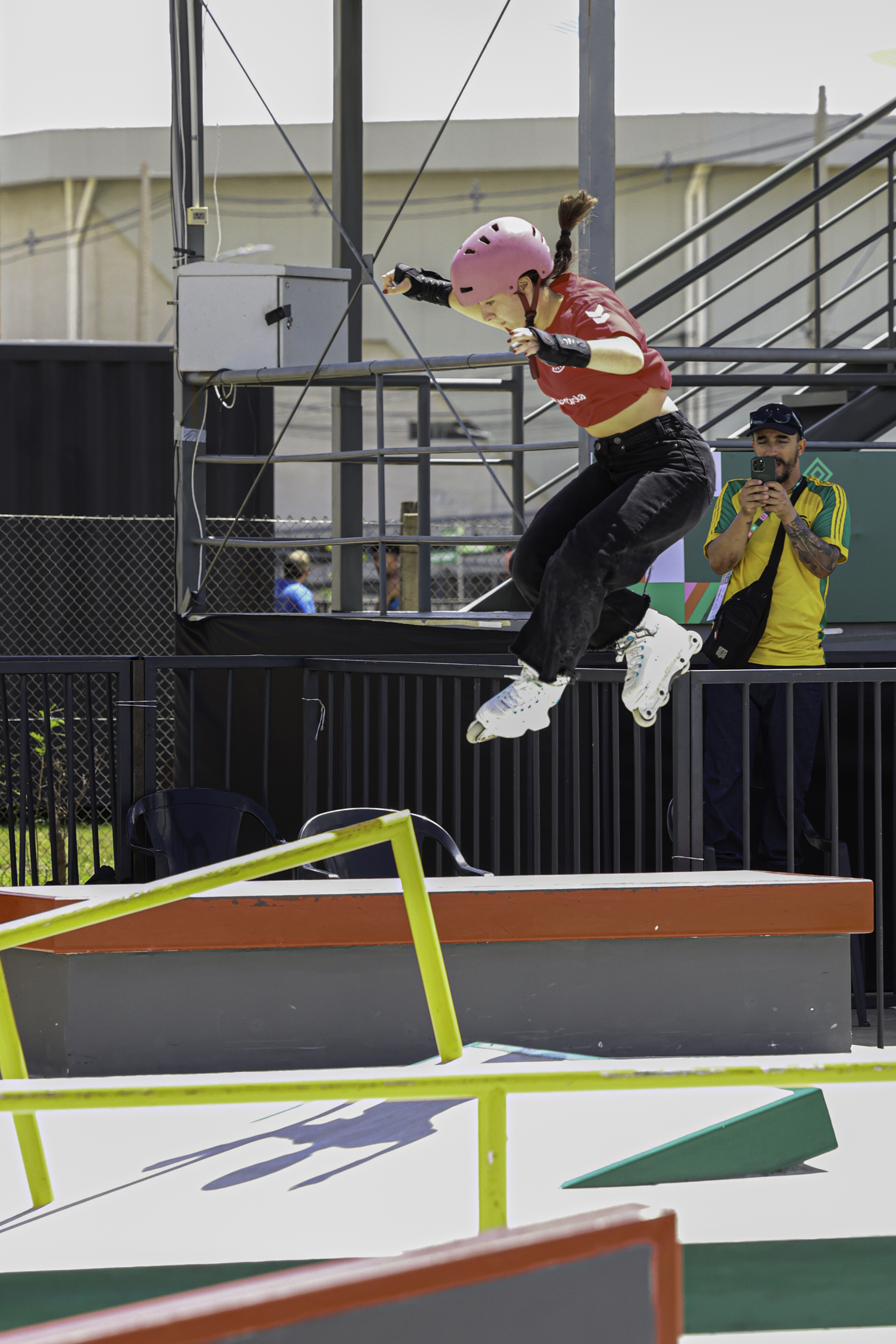 Salto en Roller Freestyle Street